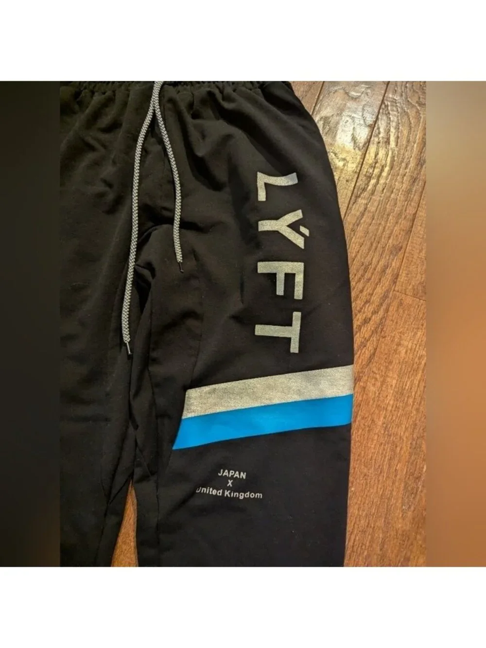 LÝFT Striped Pants - Black size Large Japanese Fits US S/M. New without tags